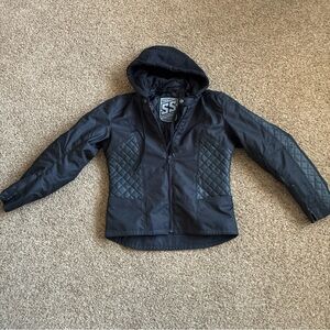 Speed And Strength Women's Textile Leather Motorcycle Jacket Black Medium